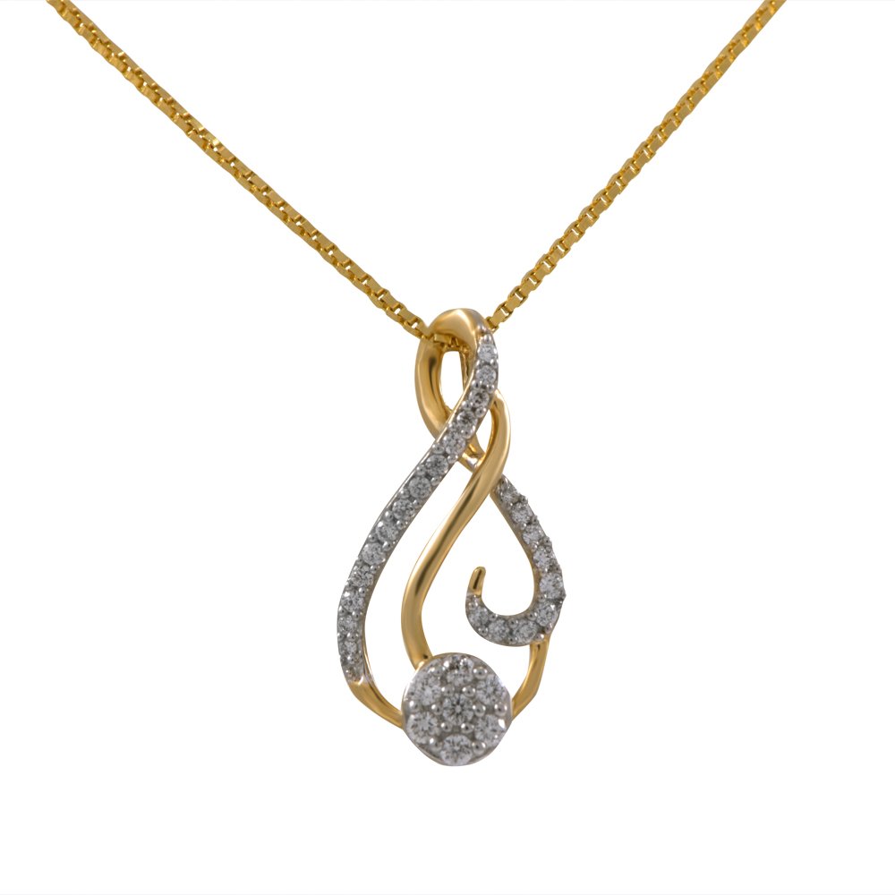 Pride Diamond Collection 18K Yellow Gold and Diamond Pendant-image-29