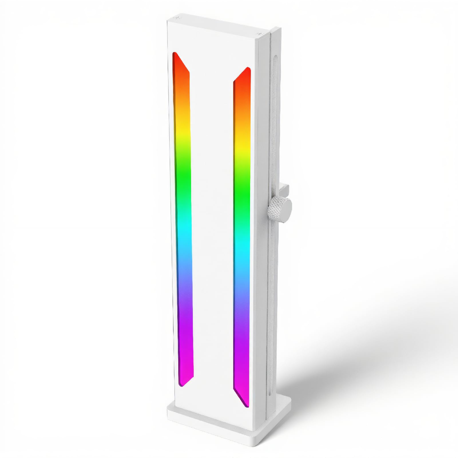 Soporte GPU ARGB blanco ajustable de aleación de aluminio para tarjeta gráfica con base 8