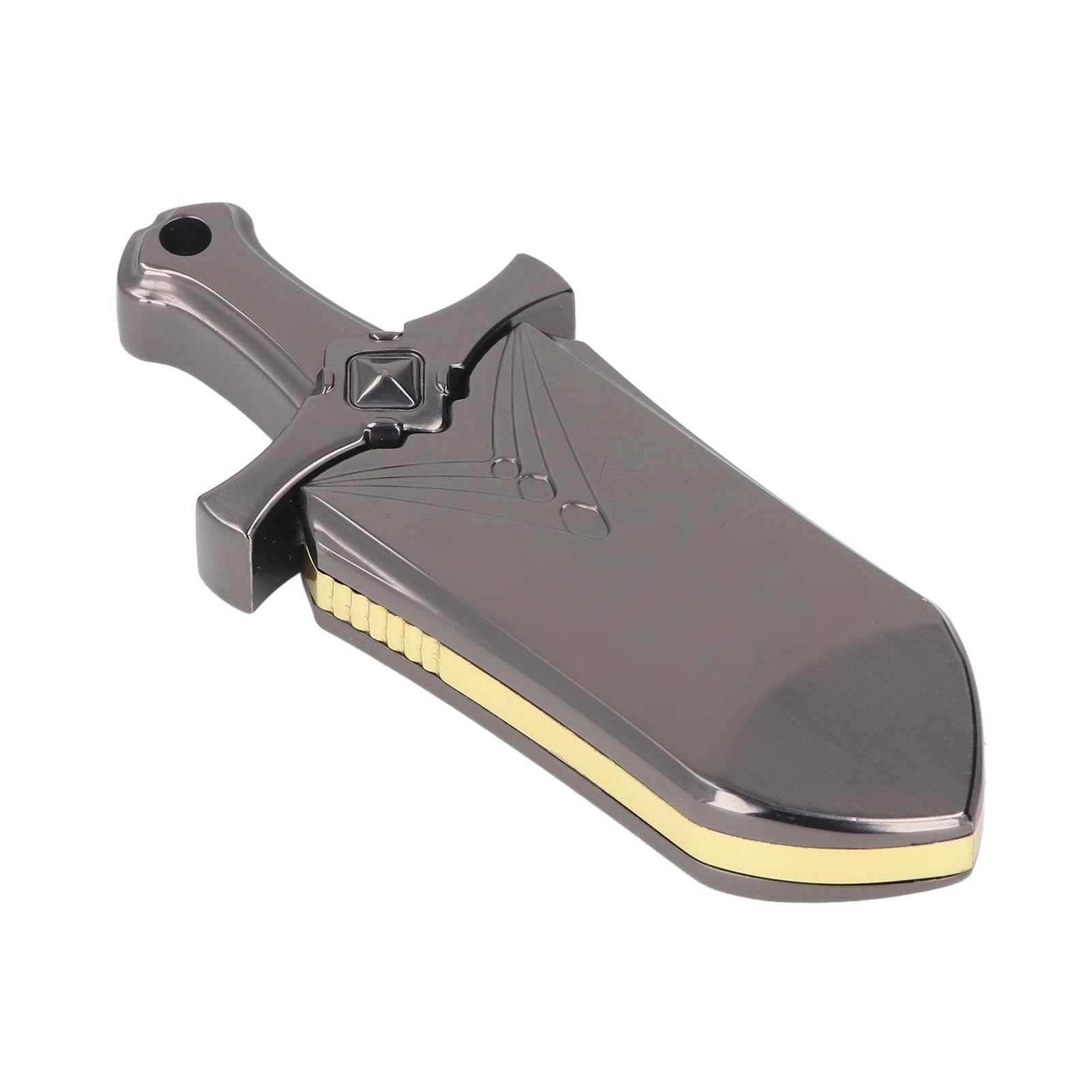 Miecz Push Slider Metalowy Stop Fidget Zabawka Antystresowa