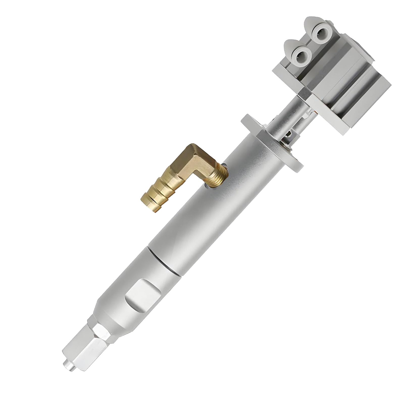 VILA SMO Pneumatic Back Suction Dispensing Valve, Silicone Dispensing Valve, Operating Viscosity 1-10000 Cps, Working Pressure 4-7 Kgf/cm, For Dispensing Machines. silver