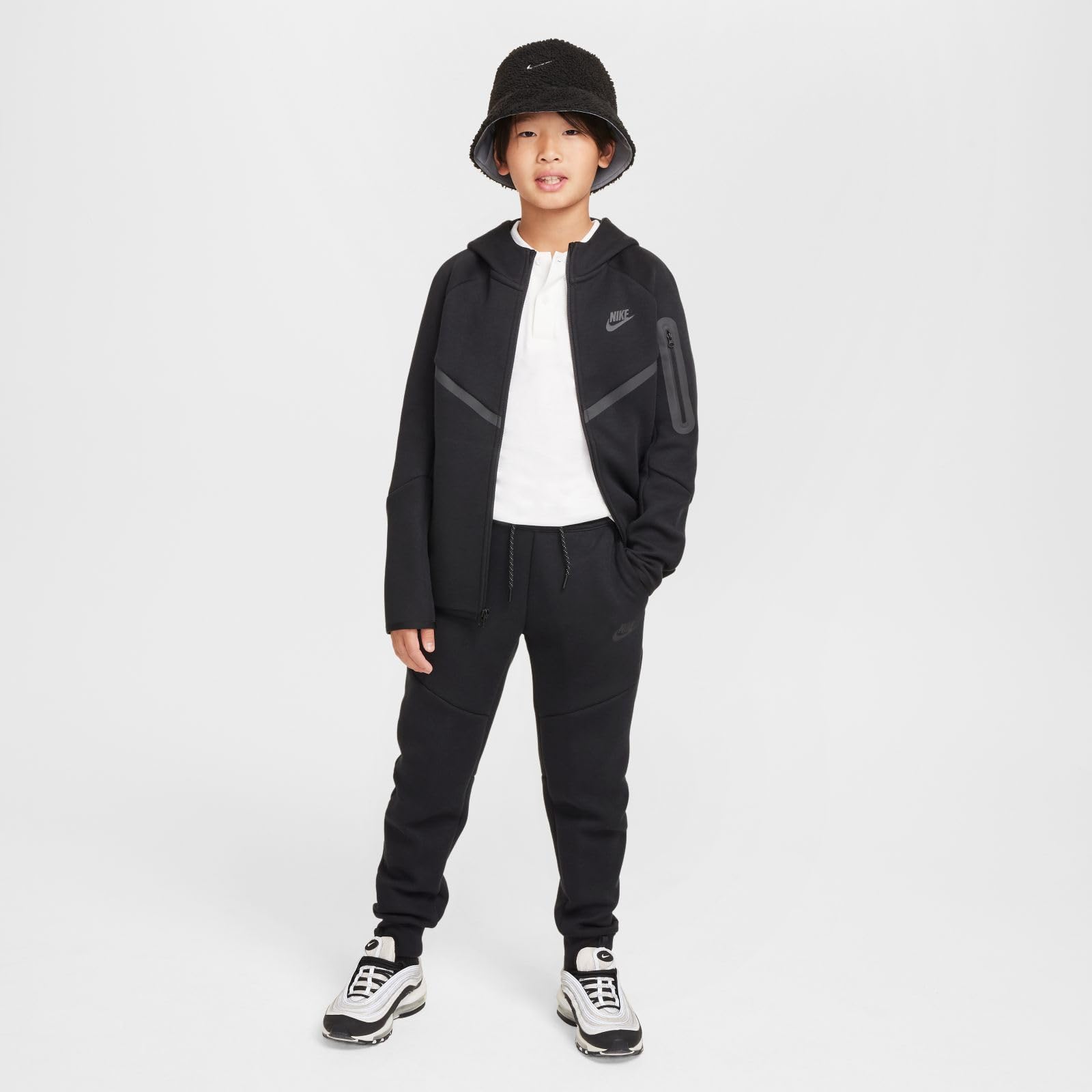 NIKE Nike Sportswear Tech Fleece Sudadera Con Capucha Con Cremallera Completa - Niño/A Jacket Niños (Pack de 1)