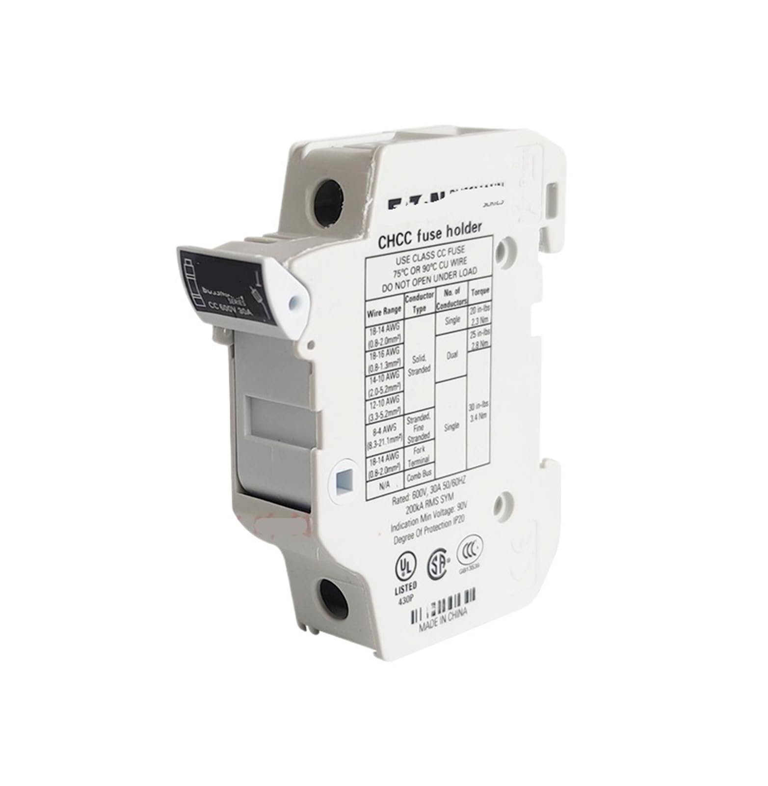 Portafusible CHCC1DU
