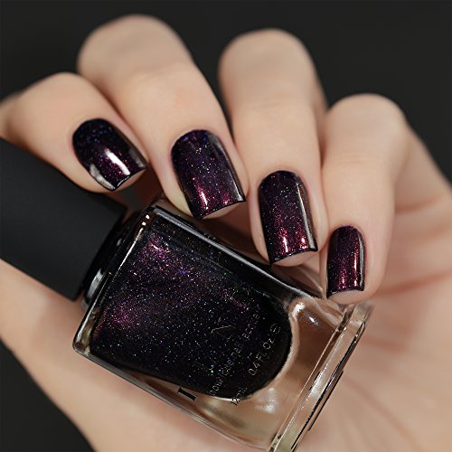 Image of ILNP Mon Amour - Dark Purple Holographic Nail Polish