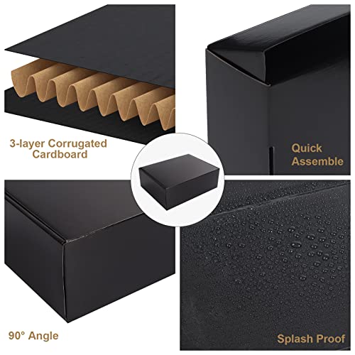 Image of ZBEIVAN Shipping Boxes Mailers 12x9x4 inches Corrugated Cardboard Small Packing Kraft Moving Mailing Box, Pack of 20