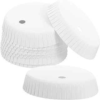 COLLBATH 100 Pçs Tampa De Copo De Papel Descartável Copos De Café Expresso Tampas Descartáveis Tampas De Copo De Papel Tampas De Copo De Papel Conjuntos De Copos 100 Pçs Copos De Papel