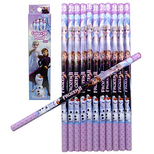 アナと雪の女王2 27280-81(81/アナ雪B) 鉛筆12本セットダース箱入り 文具 筆記用具 事務用品 絵 ぬりえ お絵描き らくがき 子供 キッズ キャラクター ギフト プレゼント