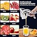 Lemon Squeezer Heavy Duty Juicer Hand Press Premium Quality Lemon Squeezer Manual Citrus Press Juice Extractor Lemon Lime Juicer Handheld Orange Juice Squeezer Fruit Juicer-Silver