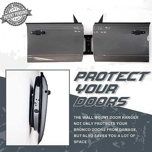 BROADDICT Heavy-Duty Door Wall-Mount Rack Fit for 2021-2027 Bronco 4-Door by Broaddict - Image 4