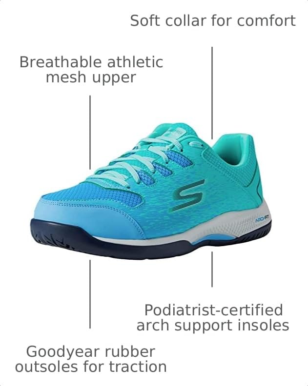 Image of Skechers Womens Go Train Arch Fit Viper Court - PickleballSneaker