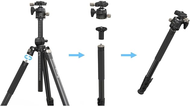 SmallRig 4288 CT200 Yatay ve Dikey Ayarlanabilen Fotoğraf Tripodu
