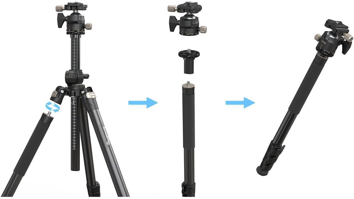SmallRig 4288 CT200 Yatay ve Dikey Ayarlanabilen Fotoğraf Tripodu