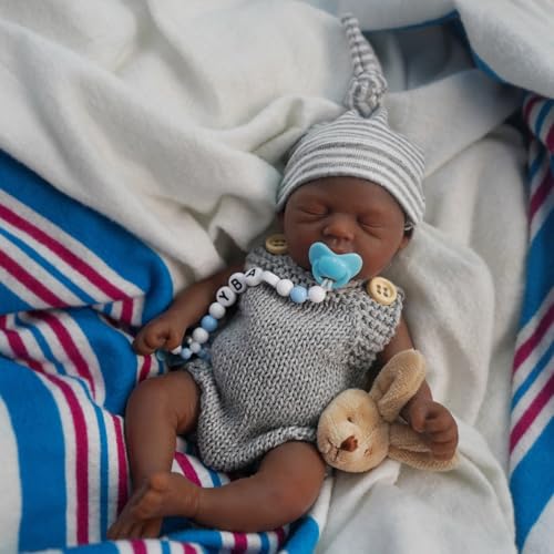 Muñeca Mini Reborn Silicona Realista 7 pulgadas miniatura 1