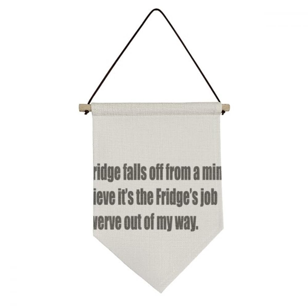 Toile drapeau suspendu Art Déco no/no Swerve Out Of My Way pour déco murale