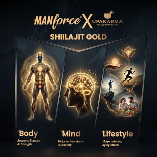Image of MANFORCE UPAKARMA SHILAJIT WITH GOLD DUST, 10 gm