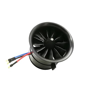 Amazon.co.jp: 70mm 12ブレードダクトファンEDFユニット、4S