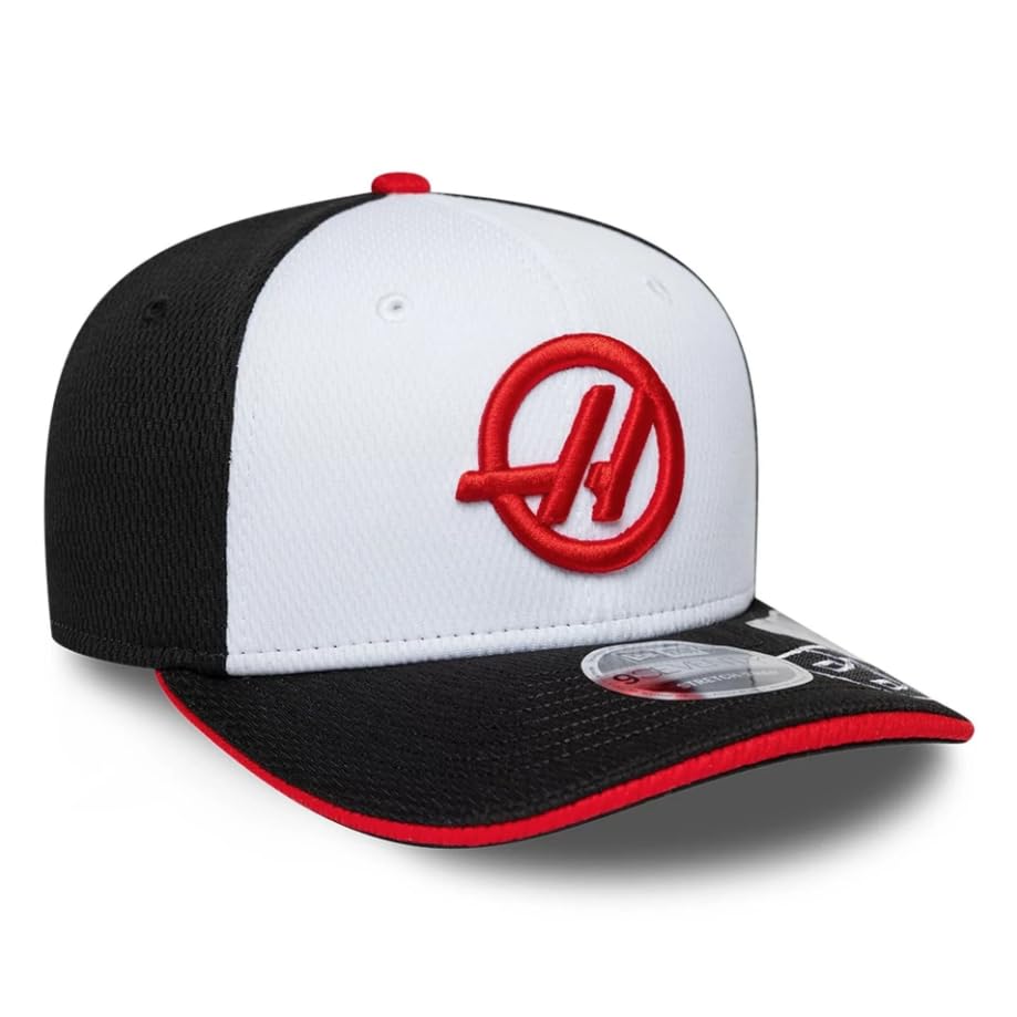 Haas Racing F1 Team Offizielle Kollektion 2026 Oliver Bearman Drivers Baseball Cap Mütze Verstellbar Weiß