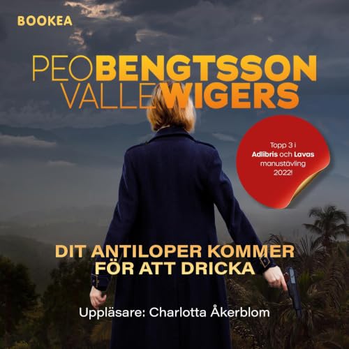 Diseño de la portada del título Dit antiloper kommer f&ouml;r att dricka