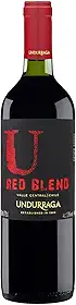 Vinho Chileno Tinto Meio Seco Red Blend Undurraga Cabernet Sauvignon Syrah Malbec Valle Central 750ml