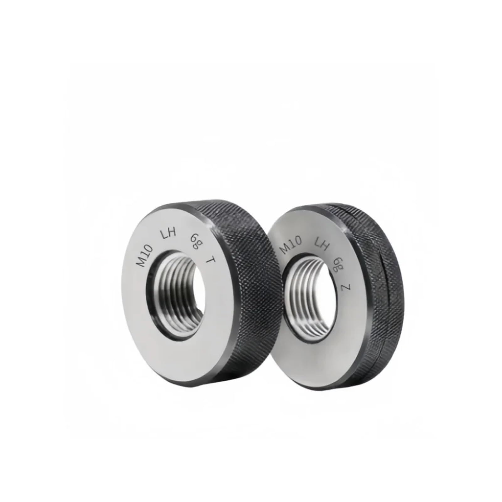 Jauge à anneaux filetés 1 jeu (1 x GO + 1 x NOGO) Jauge à anneau à filetage fin métrique gauche non standard, précision 6 g, outil de mesure(M34X1.0-6g LH T Z)