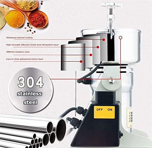 HAO KEAI Elektrische Getreidemühle Getreidefräser Elektrische Getreideschleifmühle Mühle Maschin Mühle Mühle Kaffeemühle… – Bild 8