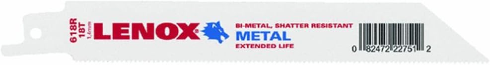 Recip Blade6"18tpi Lenox