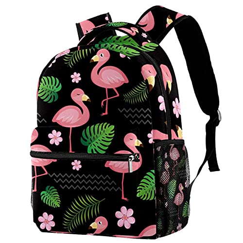 Sac à dos décontracté anti-surcharge à motif plumes de paon vert chic