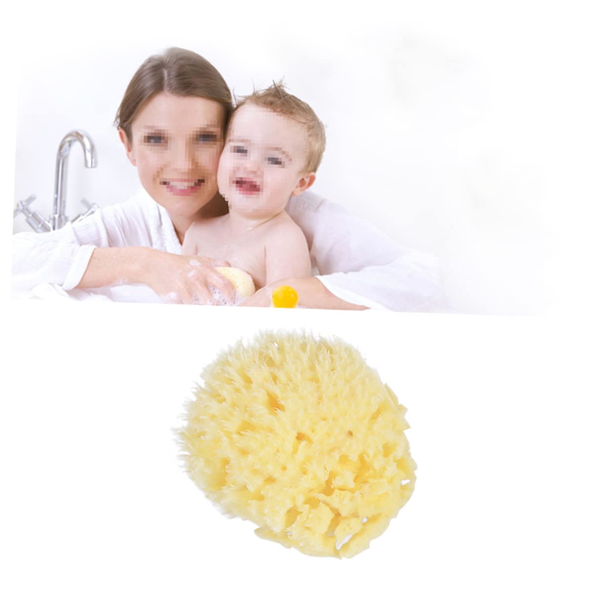 Beavorty 3 Piezas Esponja Natural Esponja De Lana De Mar Lavadora De Bebe Depurador De Baño Para El Cuerpo Vegetal Natural s Para Bañarse Facial Panal Bebé Bola De Baño
