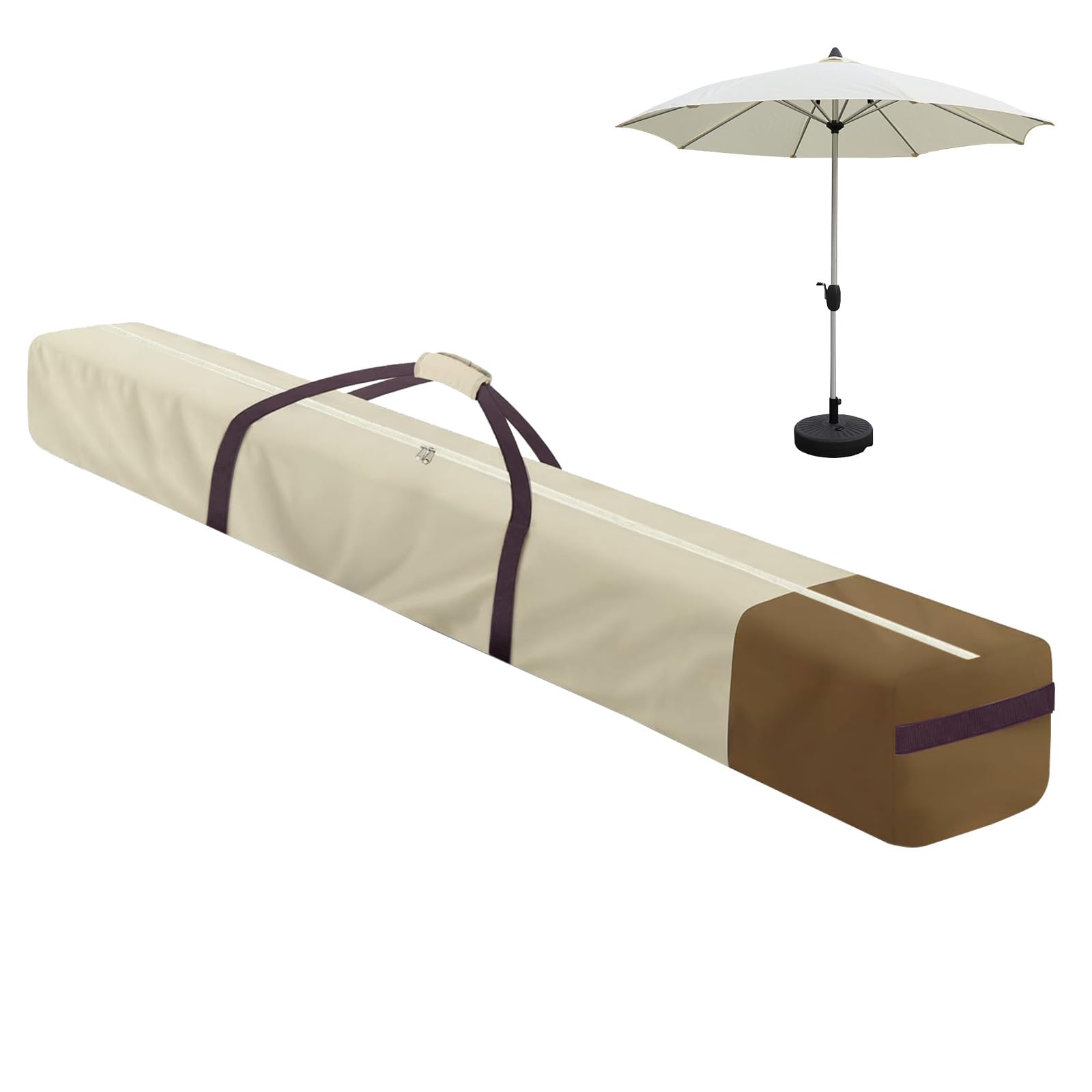 lihtsofty Patio Umbrella Bag for Outdoor Umbrellas 67 Inches Beach Umbrella Cover Storage Bag with Shoulder Strap,Waterproof Anti Dust Carry Case for