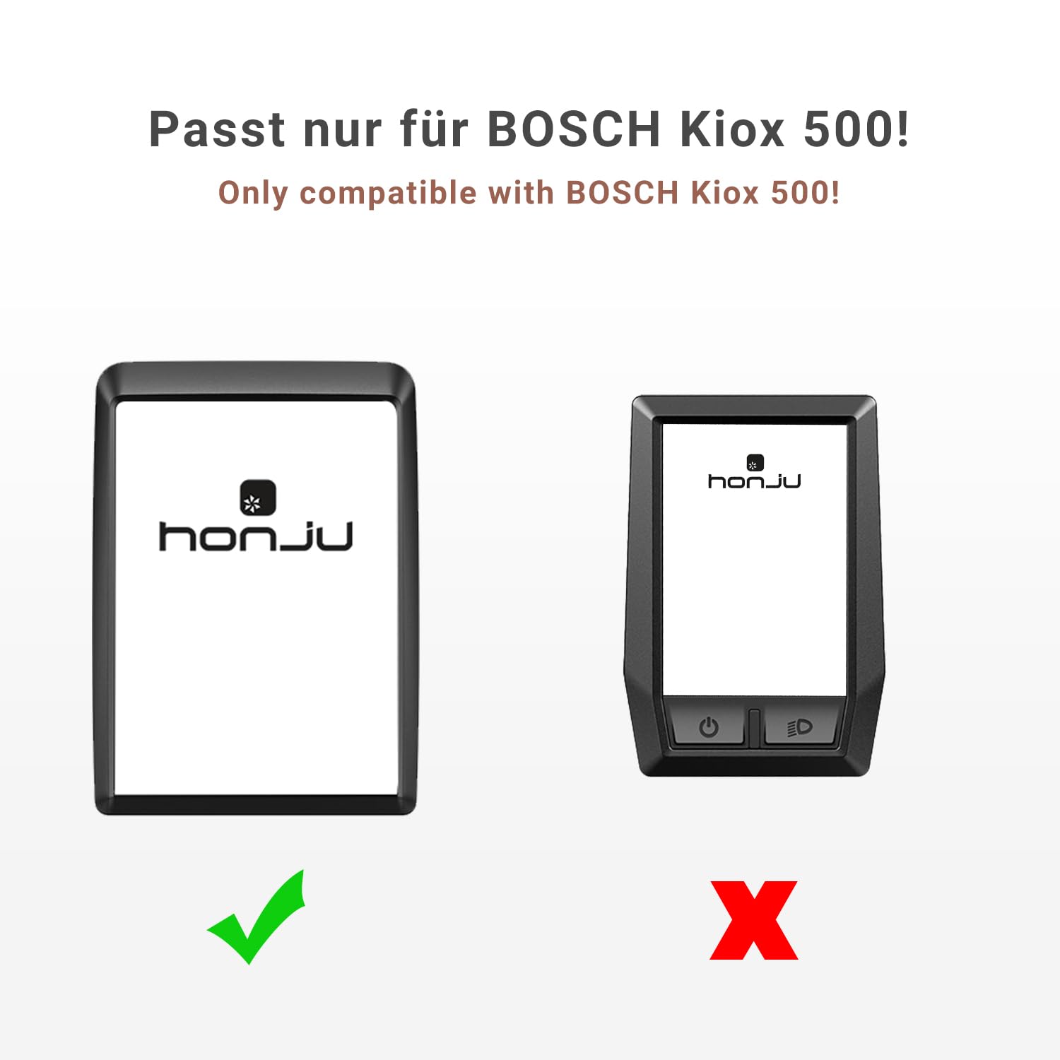 Bike Neoprenowe etui do Bosch Kiox 500 pokrowiec ochronny na wyświetlacz [E-Bike/Pedelec Cover, ochrona przed zadrapaniami i brudem, przechowywanie komputera rowerowego, wysokiej jakości zamek
