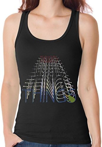 LeynaT Loose Fitting Tank Tops Law Of Attraction The Secret Positive Thinking Tank Top Women Black X-Large