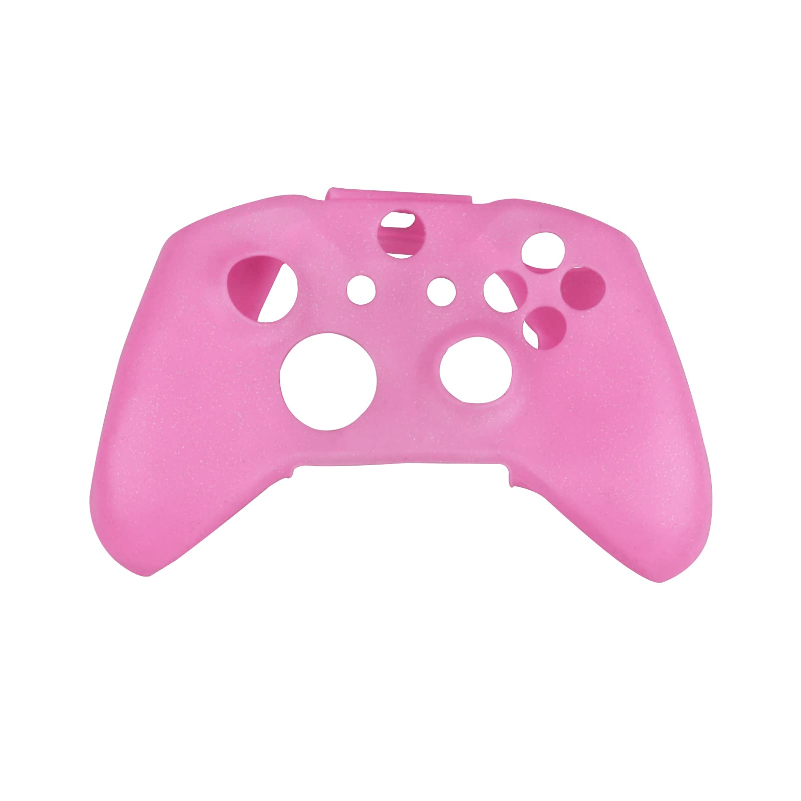 RALAN Pellicola protettiva per controller glitterata per Xbox One, in silicone antiscivolo, compatibile con Xbox 1, joystick gamepad wireless/cablato, con 4 tappi per pollice e impugnatura per pollice