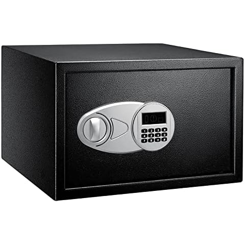 Amazon Basics - Caja fuerte (34 l) con cerradura electrónica Cover