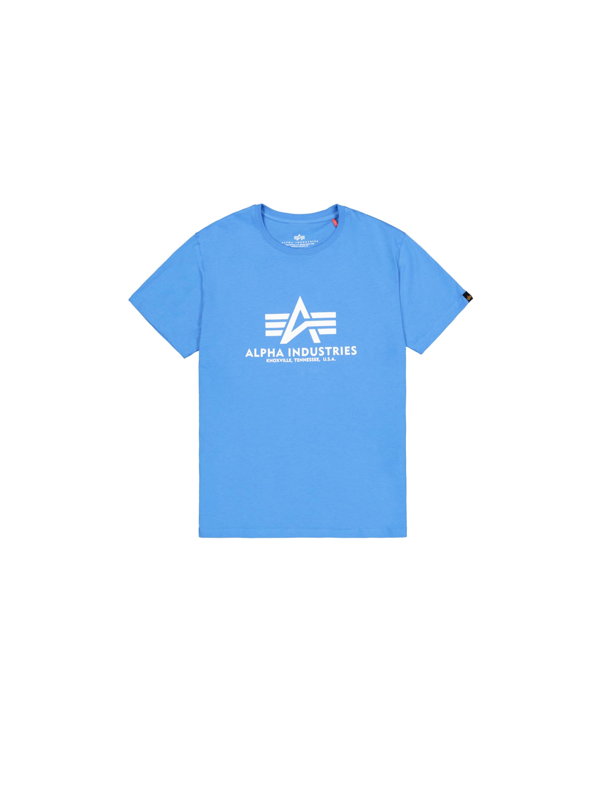 Alpha Industries Men's Mediteranian Blue Basic T-Shirt, L