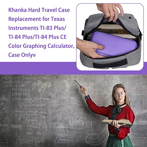 Étui de protection TI-84 Plus CE Khanka : sacoche de transport robuste Infinitely Iris