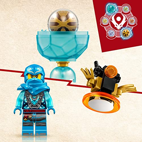 LEGO 71778 NINJAGO Nyas Drachenpowerpower-Spinjitzu-Drift Spielzeug, Spinner mit Kunststücken, NYA Minifigur zum Sammeln… – Ansicht 4