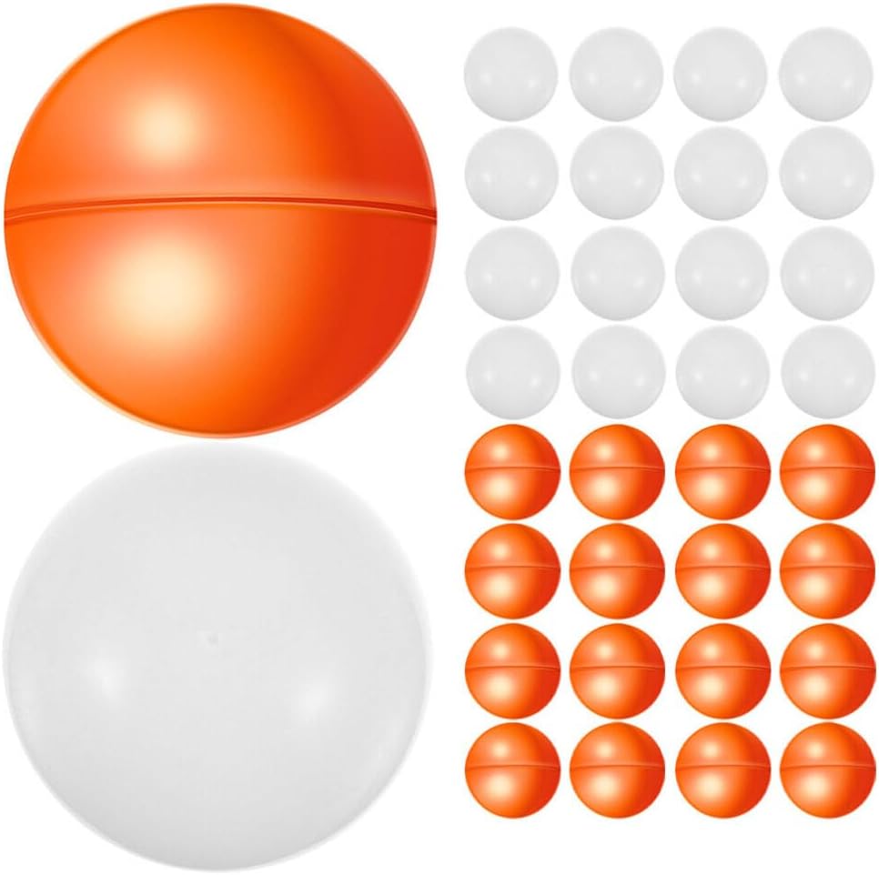 BESTonZON 50pcs Openable Raffle Plastic Lottery for Games Festivals and Party Supplies Fill Treats Notes for Fun Surprises