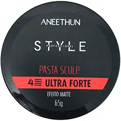 Aneethun Pasta Sculp Style Profissional Ultra Forte 65g Efeito Matte