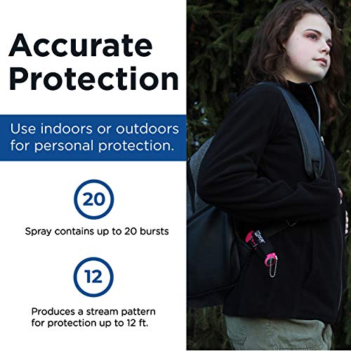 Mace Brand Sport Pepper Spray (Neon Pink) – Accurate 12’ Powerful Pepper Spray With Adjustable Hand Strap And Flip Top Safety Cap, Leaves Uv Dye On Skin – Great For Self-Defense #TOP3