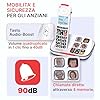SWISSVOICE - Xtra 2355 - DECT - Telefono fisso cordless per anziani con segreteria - Tasti grandi - Audio Boost - Suonerie forti - Compatibile con apparecchi acustici - Blocco chiamate