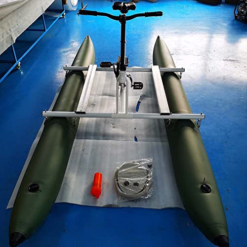 Pedal Drive Fishing Kayak Inflatable Kayak Bikeboat for Lake Water Sports Touring Kayaks Sea Pedal Bicycle Boat 441lbs Load Bearing Capacity - Image 4