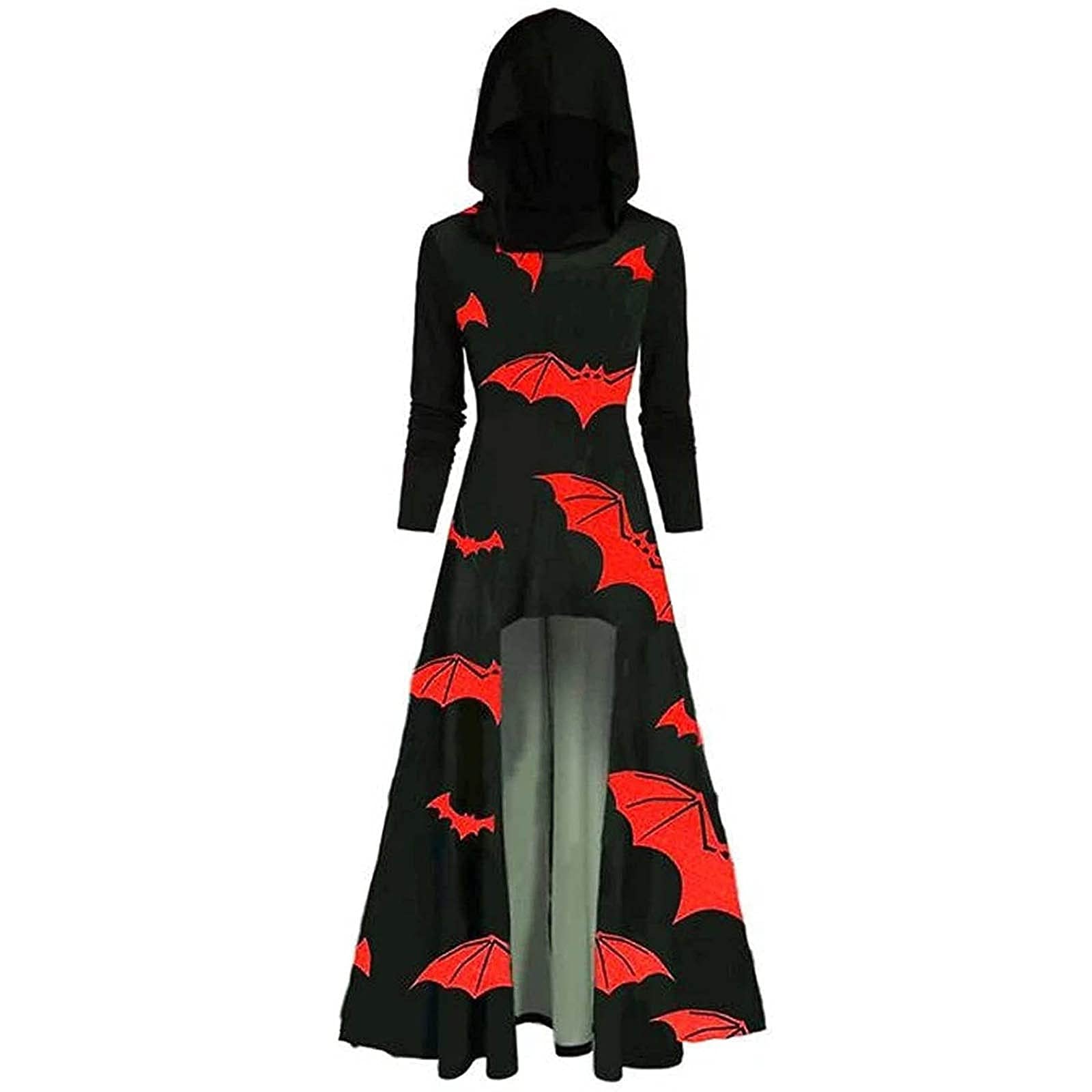 ZXLLOLadies Vintage Novelty Halloween Dres for Women Cosplay Women Sexy Costumes Halloween
