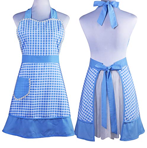 Love Potato Cute Lovely Unique Design Women Girls Ladies Retro Apron With Chic Pocket For Cooking Kitchen thumb #4