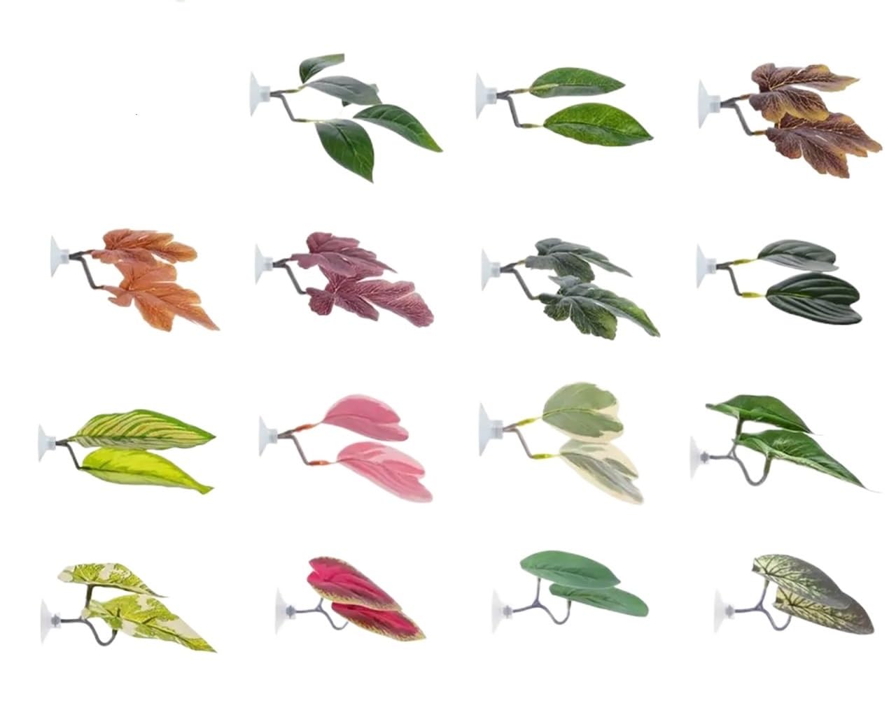 Betta Hammock 14pcs Plastic Betta Fish Rest Leaf Simulated Lotus Leaves/Artificial Rest/Hiding/Spawning Play Relax Hide