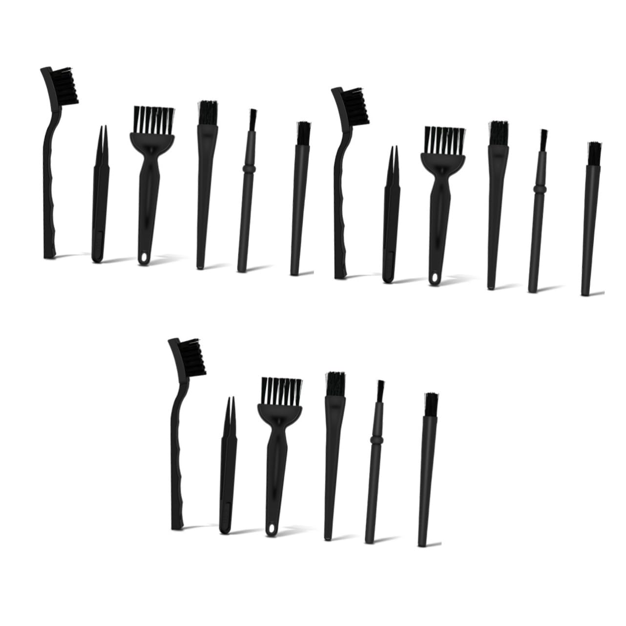 Outils de Nettoyage Antistatiques pour Ordinateur Portable et Entretien Bureau Clavier 3 Sets