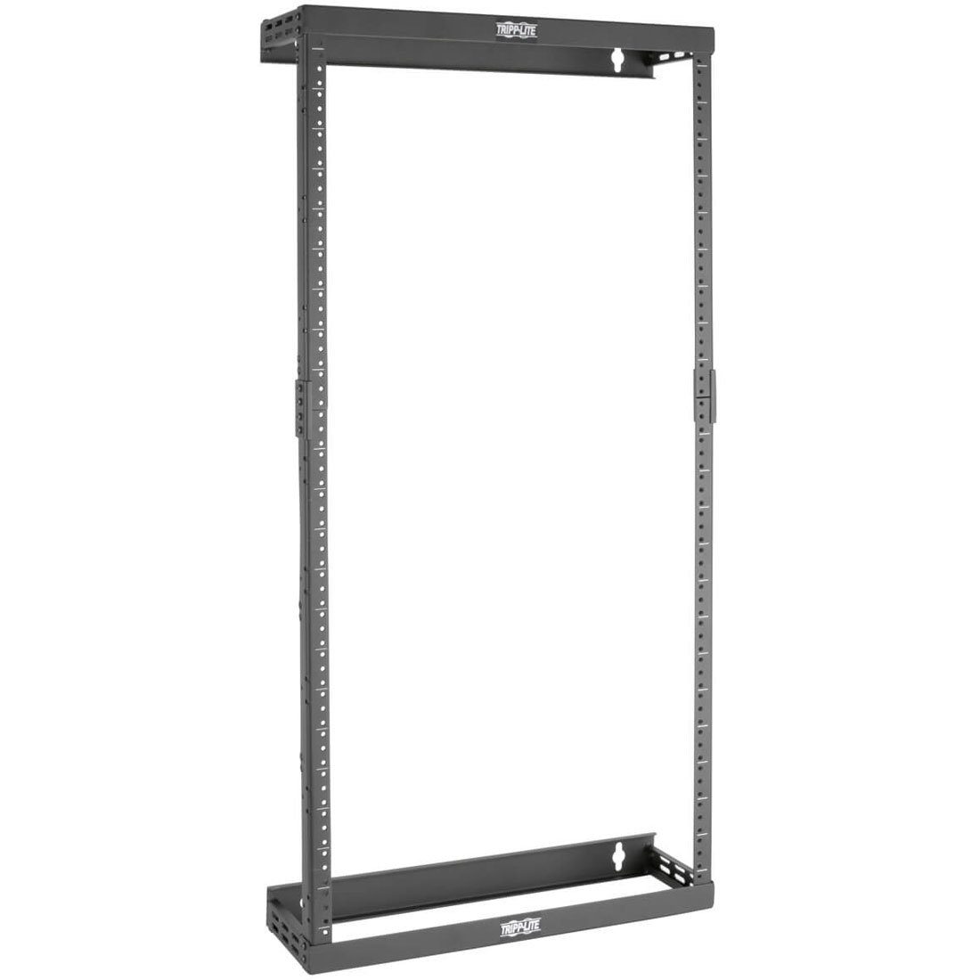 Eaton Tripp Lite SmartRack 8U/12U/22U Châssis Mural Ouvert 2 Montants Extensible Ultra-Plat, Profondeur Panneau de Brassage (Noir) (SRWO8U22SD)