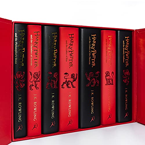 Image of Harry Potter Gryffindor House Editions Hardback Box Set