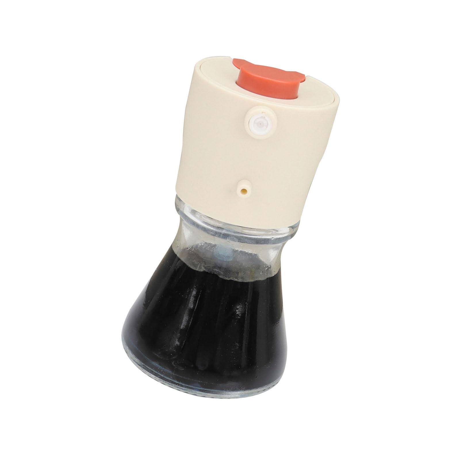 Tsophreniq Glass Oil Dispenser Bottle Two-Pour Function Controlled Pour Oil Sprayer Container for Kitchen Cooking Needs BBQ Frying Quantitative Control Condiment Dispenser