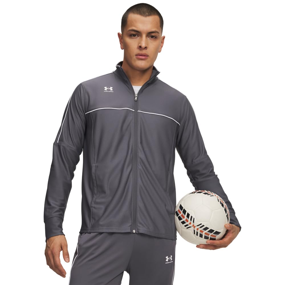 Under Armour Men's Grey Challenger Tracksuit Top in Size L, Sports Direct