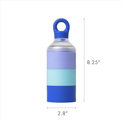 Miniatura 6 de Boon Triful - Dispensador de fórmula para bebés sobre la marcha, recipientes aislados de fórmula de acero inoxidable con diseño apilable,