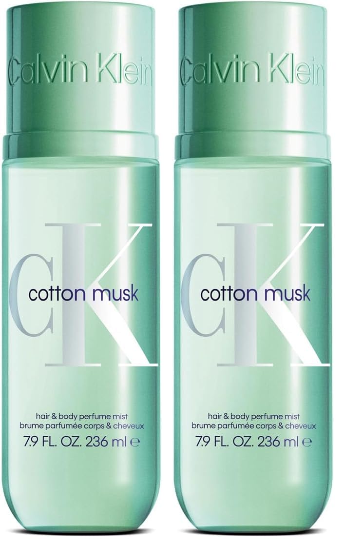 Calvin Klein Cotton Musk Unisex Hair & Body Perfume Mist 236ml (Pack of 2)-image-0